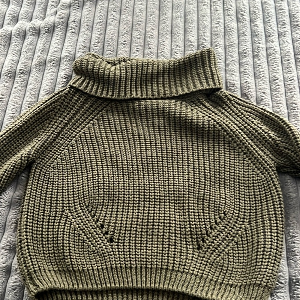 Gently use crop turtleneck